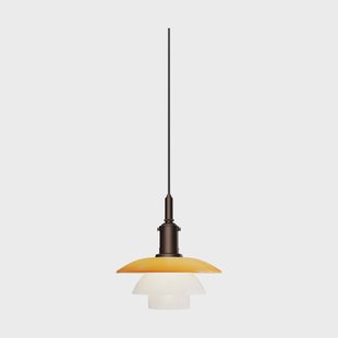 Louis Poulsen PH 3/3 hanglamp Centenary Edition Amber-Opal white