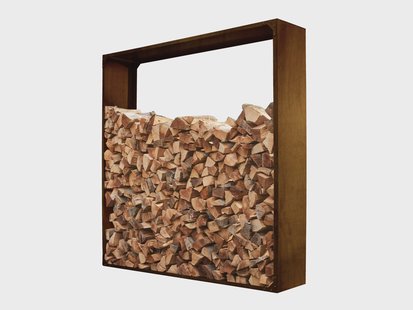 HOME DELUXE Stalen houtopslag Nanga