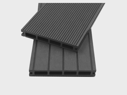 HOME DELUXE Set van 6 vlonderplanken Samana (2m², Antraciet)