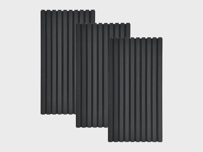 HOME DELUXE Akustisch paneel SONIC (3 x 80 x 40 cm, Black Oak)