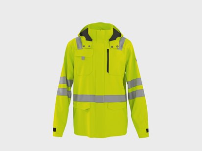 PARKSIDE PERFORMANCE Heren softshell jas, reflecterend (Geel, XL)