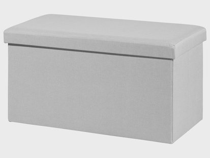 LIVARNO Opbergpoef, 76 x 37,5 cm (Lichtgrijs)