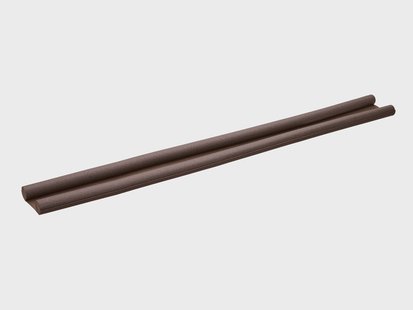 PARKSIDE Dubbele tochtstrip voor de deur, 95 cm (Bruin)
