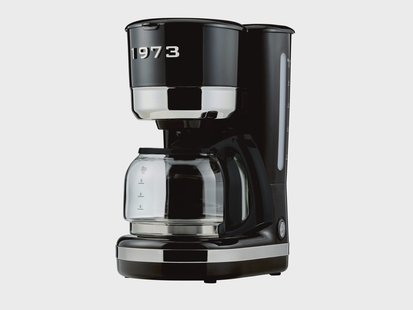 SILVERCREST Koffiezetapparaat met filter, tot 10 kopjes, zwart, retro