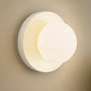 Lindby wandlamp Harriet, beige/wit, keramiek, Ø 22 cm, G9
