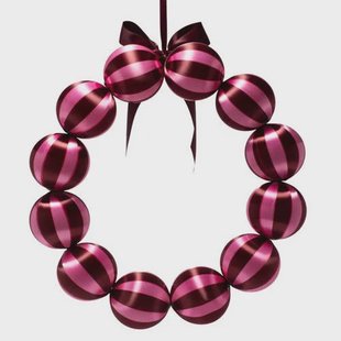 Vondels krans (roze/burgundy) (ø35.5cm)