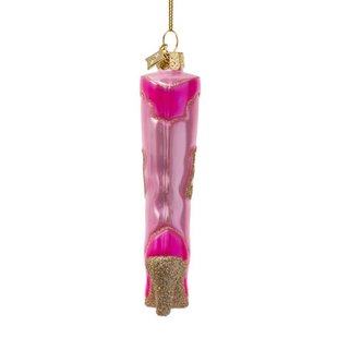 Vondels kerstornament Barbie cowboylaars