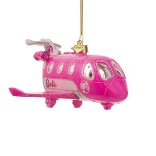 Vondels kerstornament Barbie jet vliegtuig