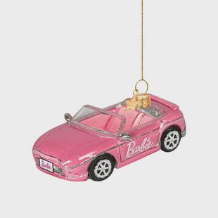 Vondels kerstornament Barbie auto