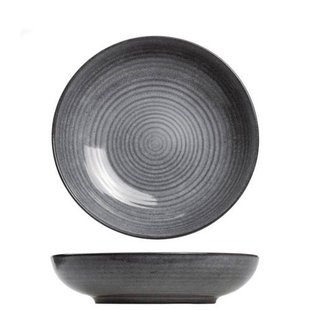 Cosy & Trendy Diepe Borden / Pastaborden Kentucky Grey ø 22 cm - 4 Stuks
