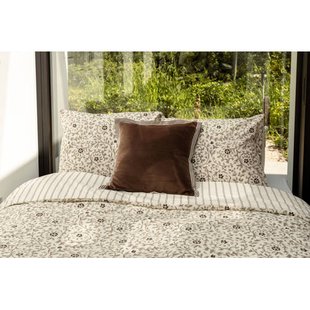 Walra katoenen 1-persoons dekbedovertrek 140x220 cm - ecru