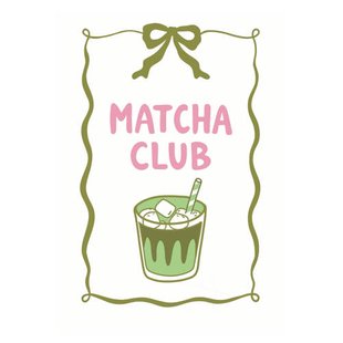 Poster & Frame Poster - A Bit of Everyday - Matcha Club - 30 x 40