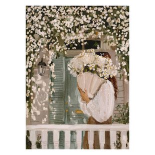 Poster & Frame Poster - Ekaterina Zagorska - White Spring - 50 x 70