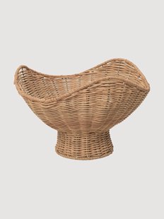 Handgeweven rotan mand Annika