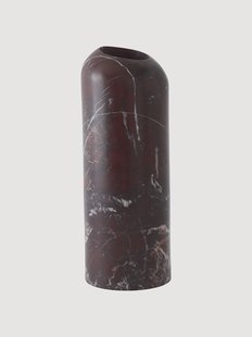 Marmeren vaas Boulder, H 30 cm