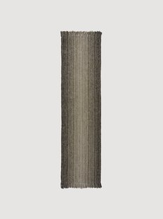 Handgetufte laagpolige loper Ombre van jute-mix