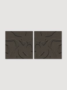Akoestische wandkunstset Soft Embrace, 2-delig