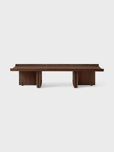 Audo Copenhagen Conrad Lounge Table eiken Donker gebeitst eiken, 149x74 cm