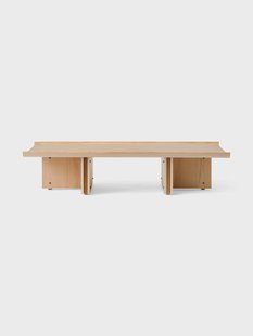 Audo Copenhagen Conrad Lounge Table eiken Naturel eiken, 149x74 cm