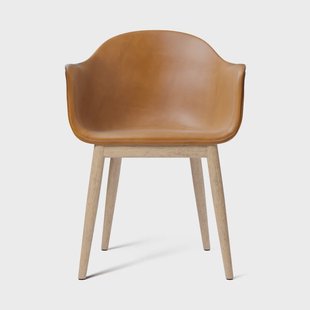 Audo Copenhagen Harbour Dining Chair volledig gestoffeerd Aida 0250-naturel eiken