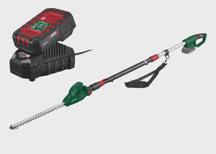 PARKSIDE Accu-heggenschaar op steel 20 V, met accu 2 Ah en lader 2,4 A