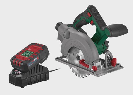 PARKSIDE Accu-cirkelzaag 20 V, 160 mm, met accu 2 Ah en lader 2,4 A