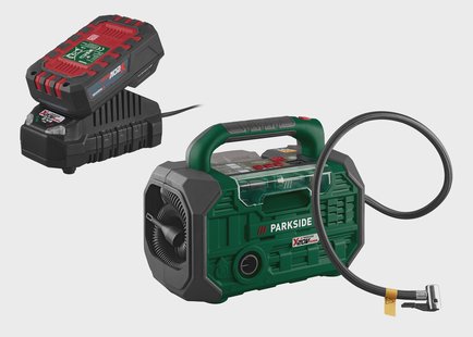 PARKSIDE Accu-compressor en -luchtpomp 20 V, met accu 2 Ah en lader 2,4 A