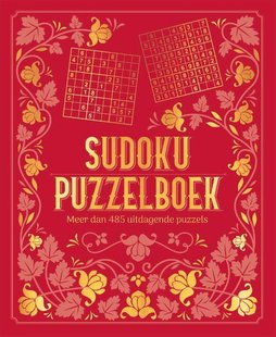 Sudoku puzzelboek rood (volume 2)