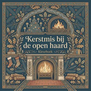 Kerstmis bij de open haard