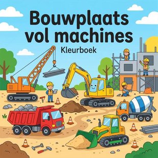 Bouwplaats vol machines