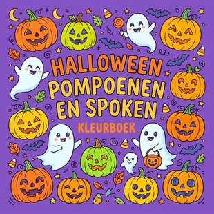 Halloween pompoenen en spoken