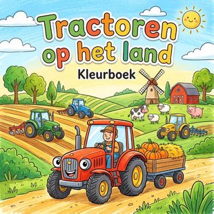 Tractoren op het land