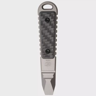 Kansept Kursor G015C4 Blackwash Titanium, Twill Carbon Fiber Inlay, pry-bar, Justin Koch design