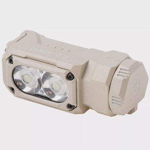 Wuben E7 Khaki 6500K, oplaadbare EDC-zaklamp, 1800 lumen