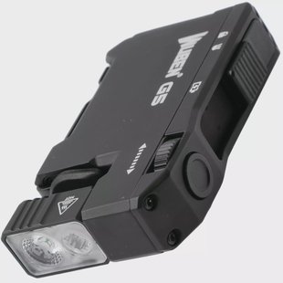 Wuben G5 Black, oplaadbare sleutelhanger EDC-zaklamp, 400 lumen
