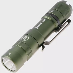 Wuben L3 Green, oplaadbare tactische EDC-zaklamp en powerbank, 3000 lumen