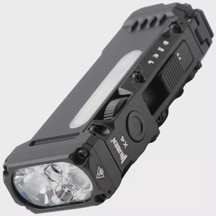 Wuben X4 Black, oplaadbare tactische fiets- en EDC-zaklamp, 1500 lumen