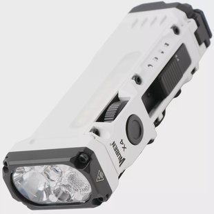 Wuben X4 White, oplaadbare tactische fiets- en EDC-zaklamp, 1500 lumen