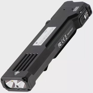 Wuben X5 1R Black, oplaadbare 3-in-1 tactische EDC-zaklamp met 365nm-UV-licht en groene laser, 1300 lumen