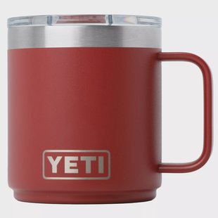 Yeti Rambler Stackable Mug 2.0 10oz Mag Slider Lid, Stag Red, stapelbare thermosmok met deksel, 295 ml