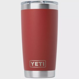 Yeti Rambler Tumbler Cup 20oz Mag Slider Lid, Stag Red, thermosbeker met deksel, 591 ml