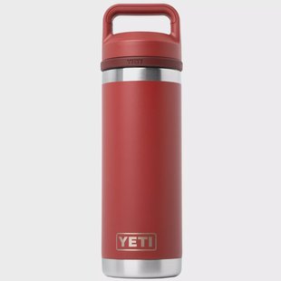 Yeti Rambler Bottle 18oz Chug Cap, Stag Red, thermosfles met drinkdop, 532 ml