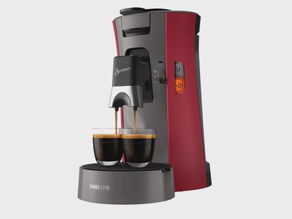 PHILIPS Senseo Select Koffiepadmachine CSA230 (Rood)