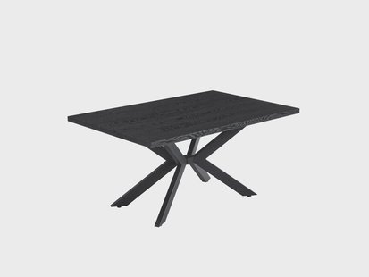 HOME DELUXE Eettafel AVENCIA, incl. sterpoot. (donkere eik)