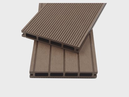 HOME DELUXE Set van 6 vlonderplanken Samana (2m², Donkerbruin)