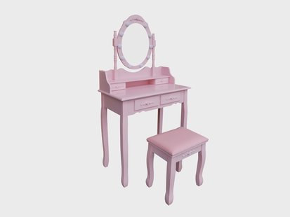 HOME DELUXE Kaptafel ROSY (Lichtroze)