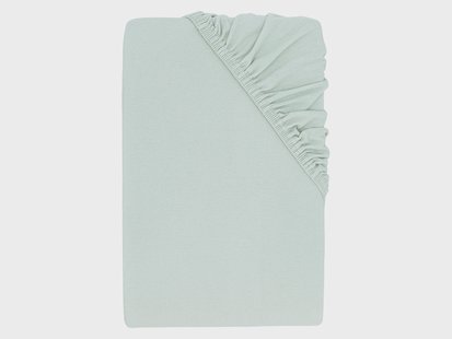 LUPILU Jersey hoeslaken, 90-100 x 200 cm (Grijs)
