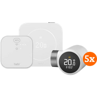 tado Bedrade Slimme Thermostaat X Multi Room Startpakket 2e Generatie (5 Radiatorknoppen)