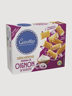Krokante koekjes met ui, 2 zakken