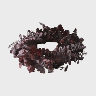 Botané Eucalyptus Wreath krans Donkerrood, Ø40 cm